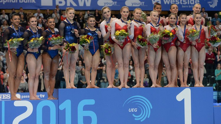 سيدات روسيا يفزن بذهبية أوروبا للجمباز