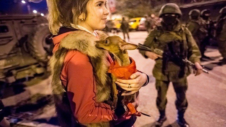 افتتاح تمثال "المهذبون" في القرم  