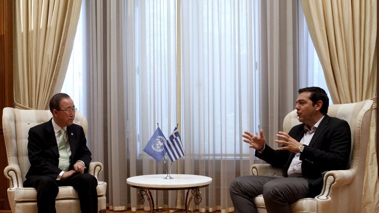 بان كي مون يدعو إلى دعم اليونان في تعاملها مع أزمة اللجوء