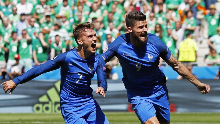فرنسا تبدد أحلام إيرلندا وتبلغ ربع النهائي .. فيديو