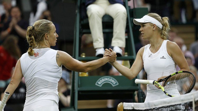 فوزنياكي تودع ويمبلدون مبكرا .. (صور)