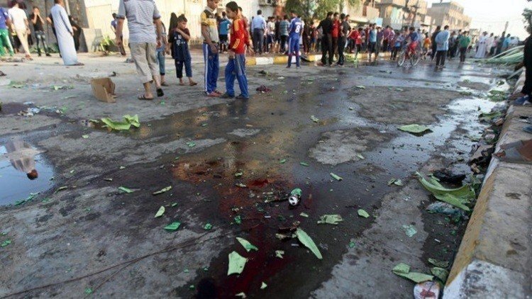 قتلى وجرحى في تفجير انتحاري استهدف أحد الأسواق ببغداد