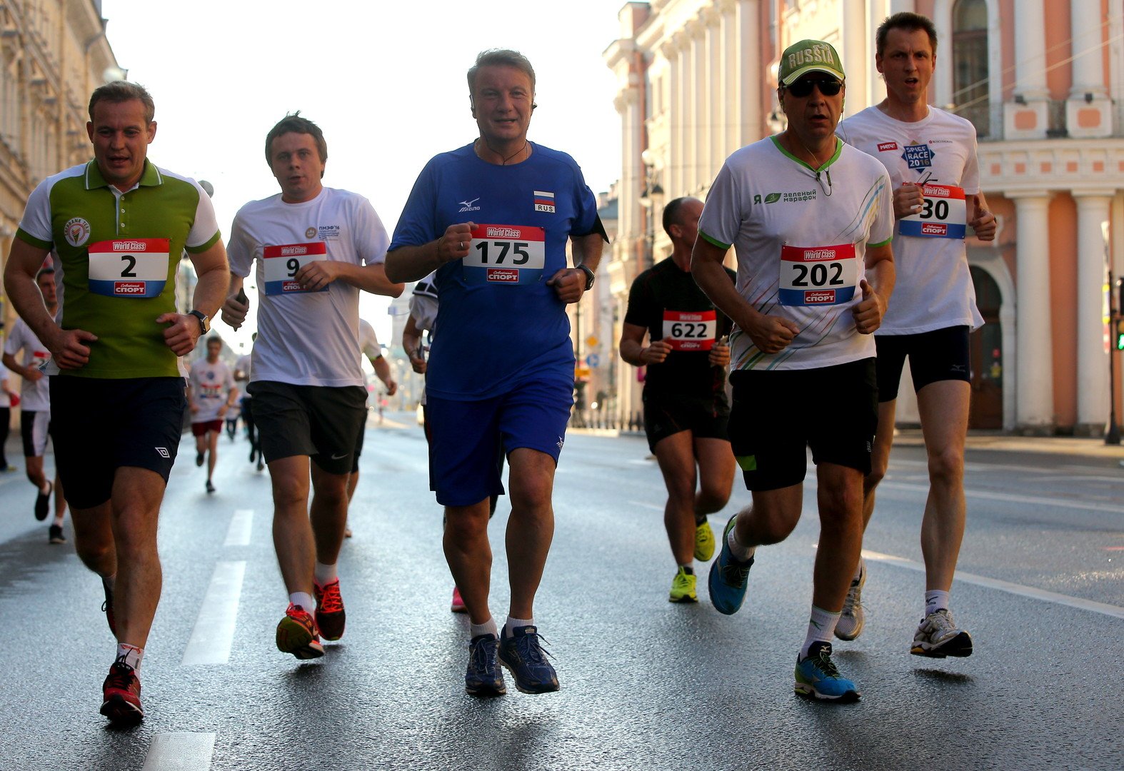 فعالية ركض على هامش منتدى بطرسبورغ الاقتصادي الدولي