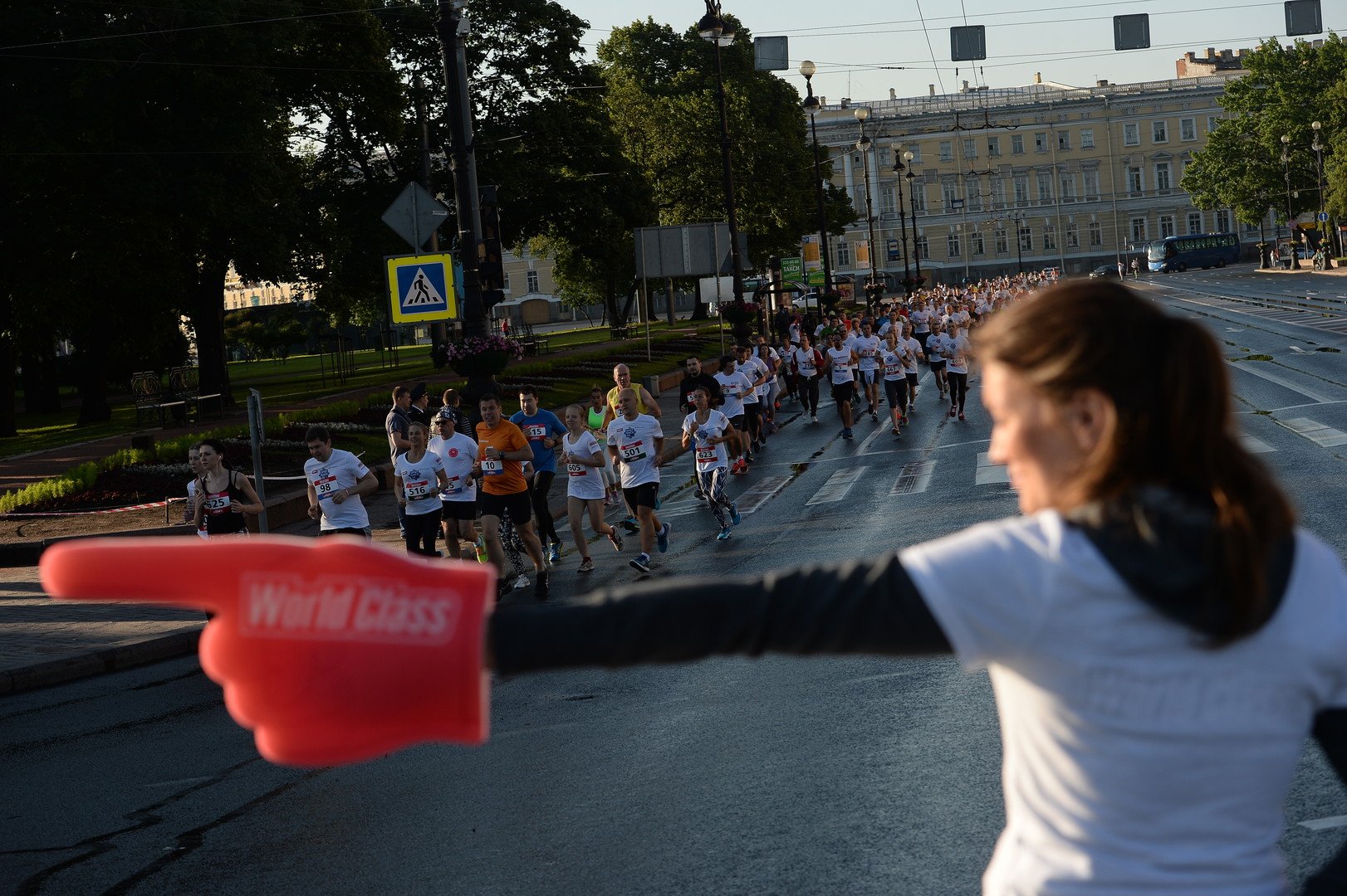 فعالية ركض على هامش منتدى بطرسبورغ الاقتصادي الدولي