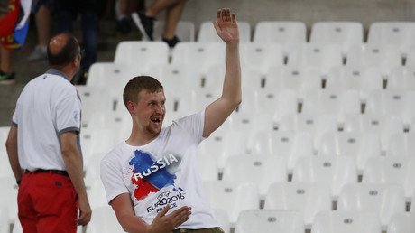 مشجع روسي بعد انتهاء المباراة