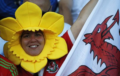 مشجعة ويلزية في يورو 2016