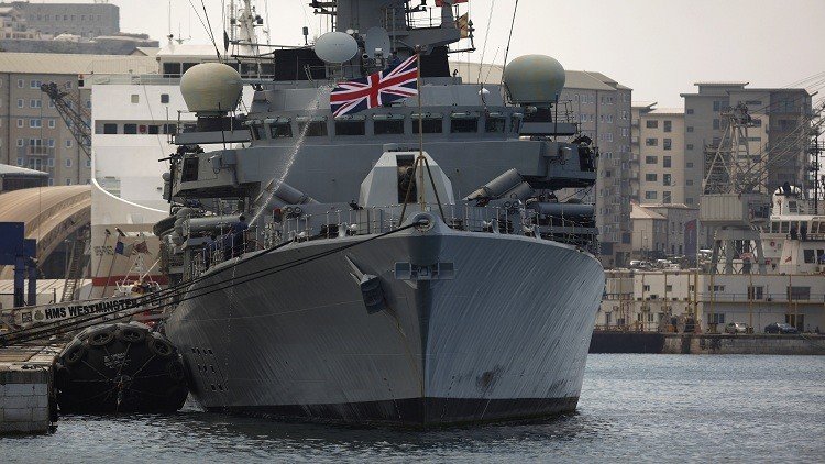 سفن حربية بريطانية ترسو في سواحل ليبيا