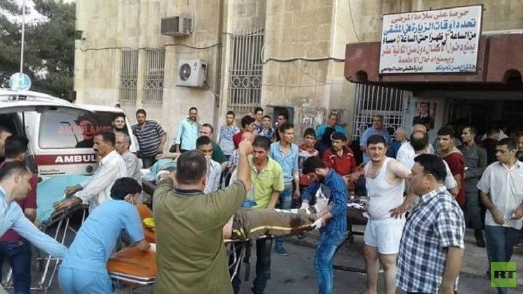 مسلحون يقصفون حلب بأسطوانات الغاز 