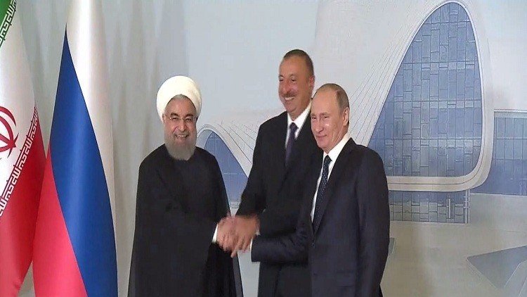 بوتين يدعو طهران وباكو لتعزيز التعاون