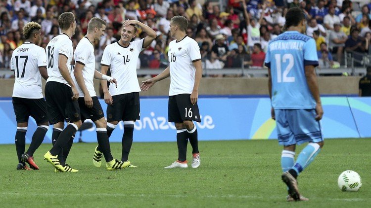 ألمانيا تمطر شباك فيجي بالأهداف في ريو 2016