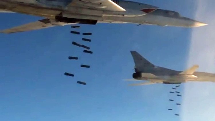 القاذفات الاستراتيجية الروسية تقصف 