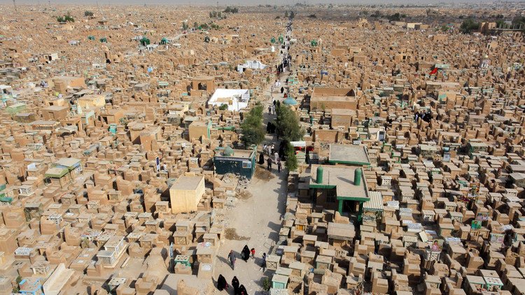 أكبر مقبرة في العالم تتسع بارتفاع ضحايا الإرهاب