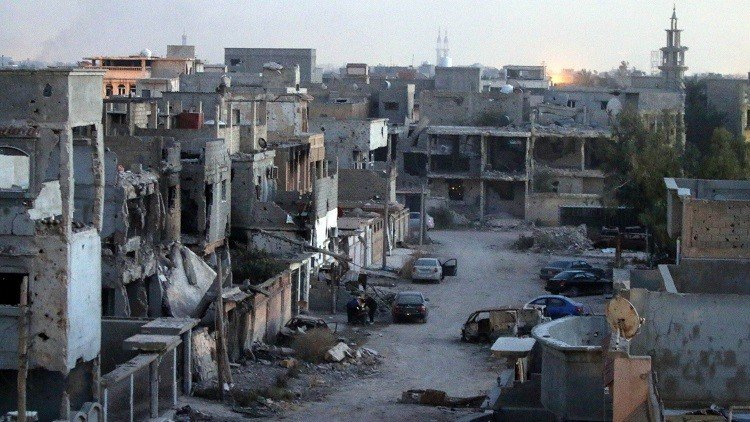 داعش يصور من الجو عملية انتحارية ببنغازي
