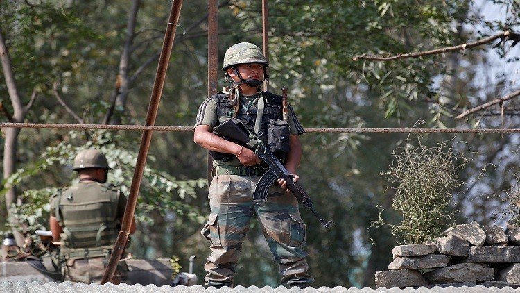 تبادل إطلاق النار عبر الحدود بين الهند وباكستان 