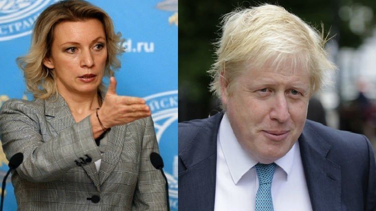 زاخاروفا متهكمة على جونسون: يا من اخترعتم سلاح الخجل!.. أشهروه!