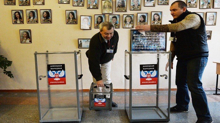 إغلاق صناديق الاقتراع في انتخابات لوغانسك ودونيتسك التمهيدية