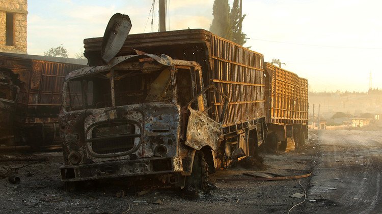 خبراء مستقلون: الهجوم على قافلة المساعدات في حلب مجرد تمثيلية