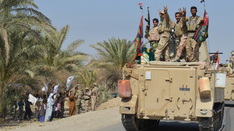 القوات العراقية تستعيد جزيرة هيت