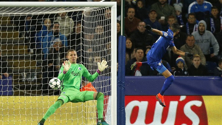 ليسترسيتي يواصل انتصاراته بهدف جزائري أسطوري في التشامبيونز ليغ