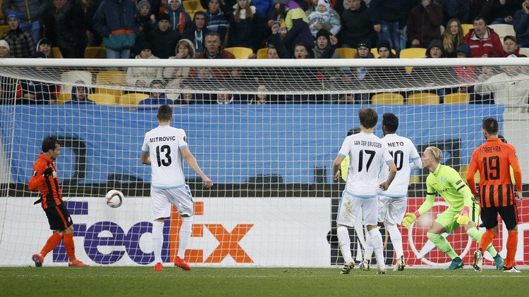 شاختيور الأوكراني يكتسح ضيفه جينت البلجيكي