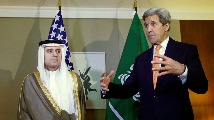 وزير الخارجية الأمريكي جون كيري ونظيره السعودي عادل الجبير
