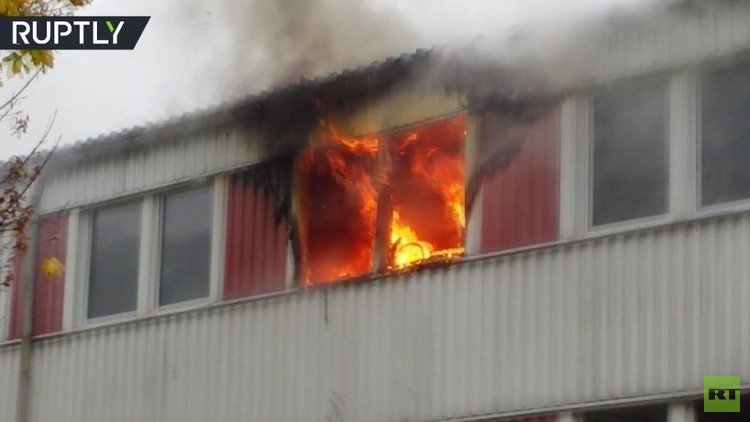 حريق في مأوى للاجئين شرق ألمانيا