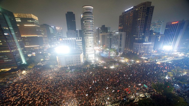 تواصل المظاهرات المطالبة باستقالة رئيسة كوريا الجنوبية
