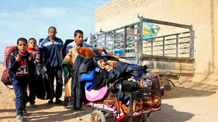 56 ألفا ينزحون من الموصل