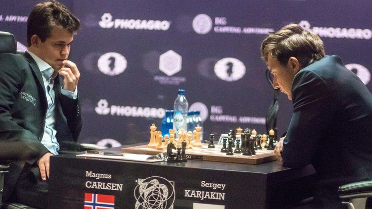 التعادل يسود 7 جولات متتالية لبطولة العالم للشطرنج