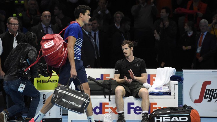 موراي يبلغ نهائي البطولة الختامية للتنس