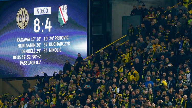 دورتموند - ليغيا.. المباراة الأعلى تهديفا في تاريخ أبطال أوروبا