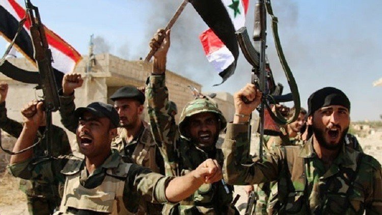 الجيش السوري يشق 