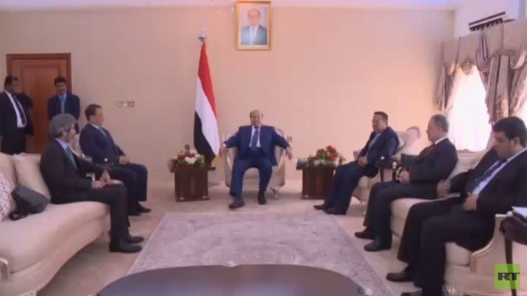 هادي يسلم ولد الشيخ رد الحكومة اليمنية