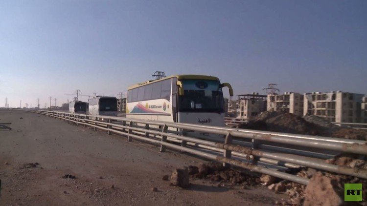 تواصل عملية الإجلاء من شرق حلب وريف إدلب