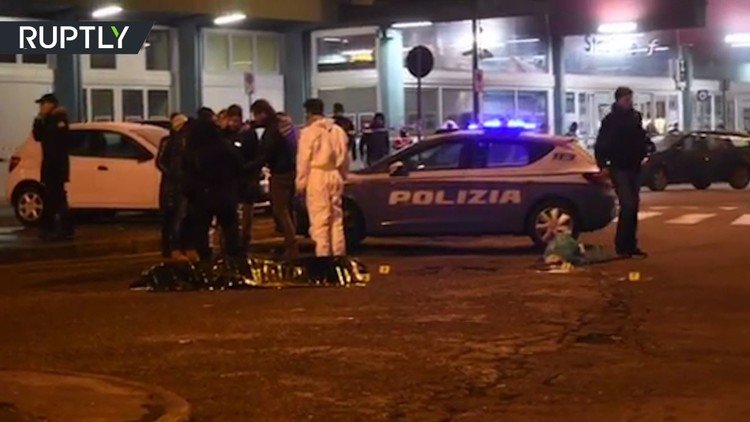 اللقطات الأولى بعد مقتل العماري على يد الشرطة الإيطالية