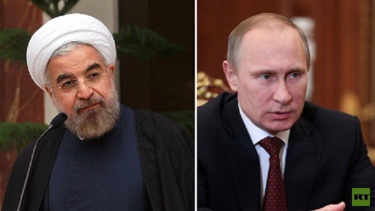 بوتين وروحاني يؤكدان في اتصال هاتفي أن الجهود المشتركة لتحرير حلب هي انتصار على الإرهاب العالمي