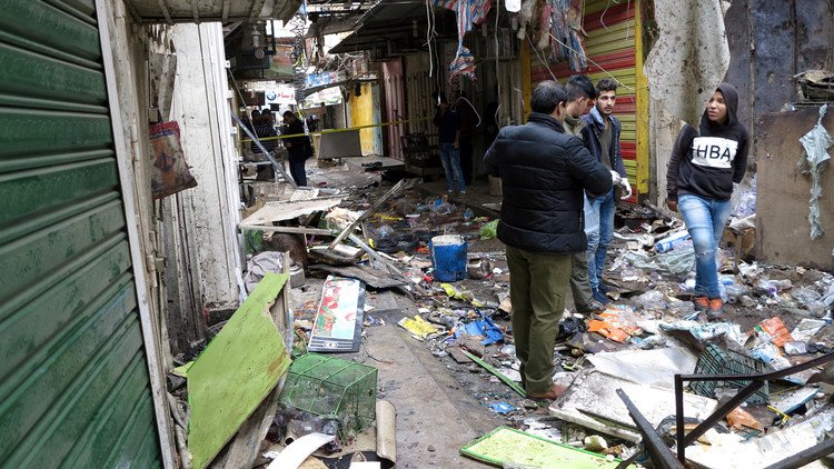 مقتل 28 شخصا جراء تفجير مزدوج وسط بغداد و