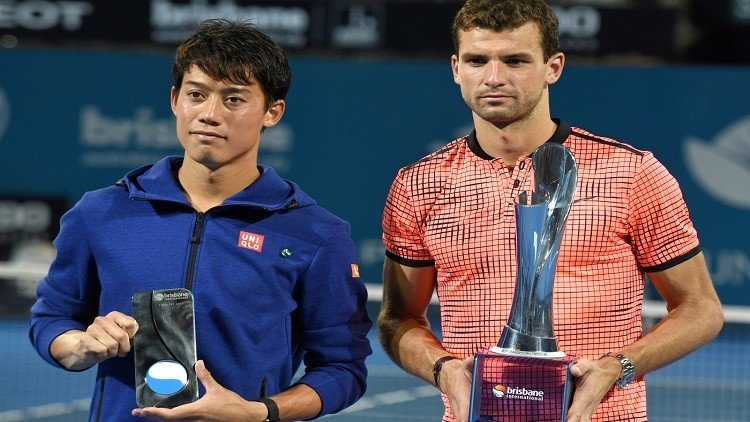 ديميتروف يهزم نيشيكوري ويتوج بلقب برزبين