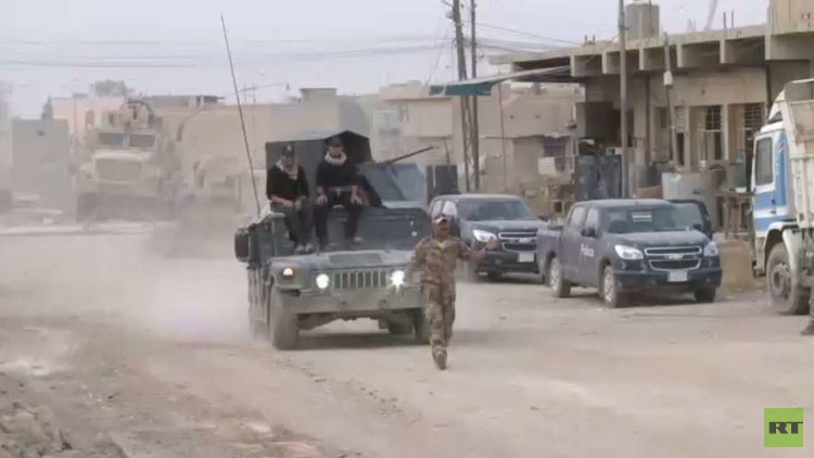 تواصل معركة الساحل الشرقي في الموصل