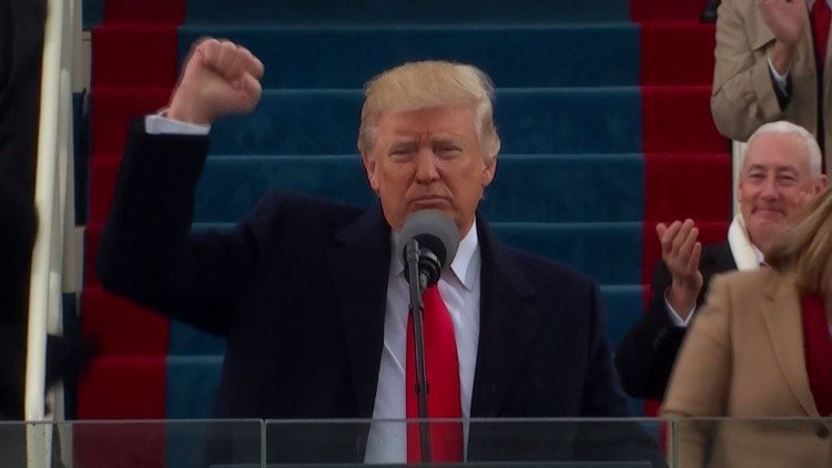 ترامب بعد تنصيبه رئيسا: أمريكا أولا