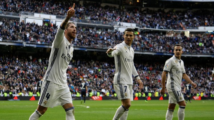 راموس يقود  ريال مدريد إلى فوز ثمين على ملقا