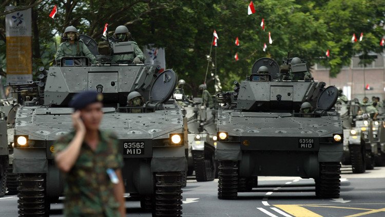 الصين ستفرج عن ناقلات جنود سنغافورية محتجزة