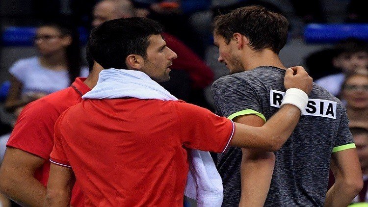 صربيا تتقدم على روسيا في كأس ديفيز