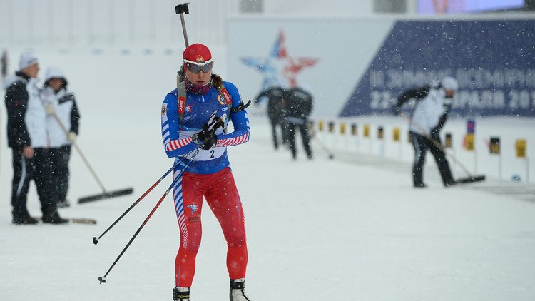 الفريق العسكري الروسي يكتفي ببرونزية البياتلون