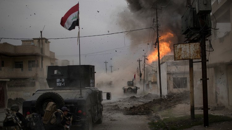 القوات العراقية تتقدم في الساحل الأيمن للموصل وتتجه نحو وسط المدينة