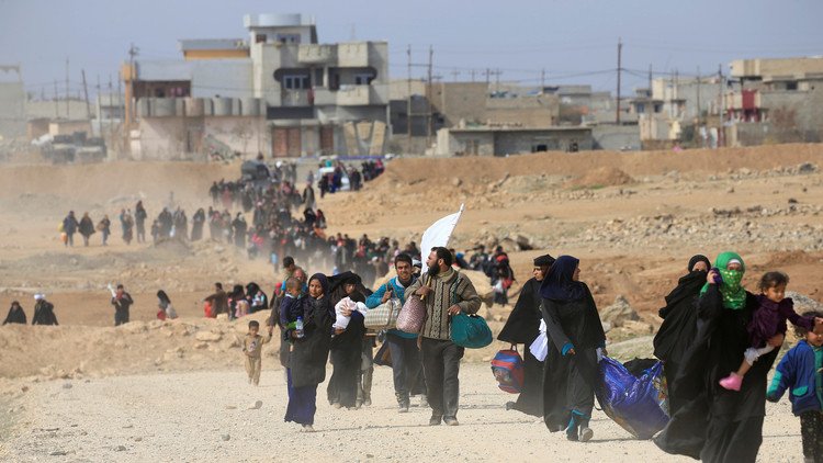 المرصد العراقي: نزوح 4 آلاف عائلة من ساحل الموصل الأيمن