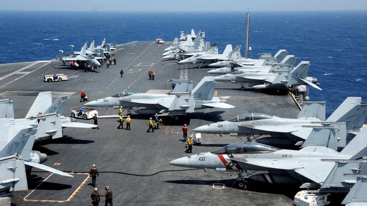 حاملة طائرات أمريكية تصل إلى كوريا الجنوبية 