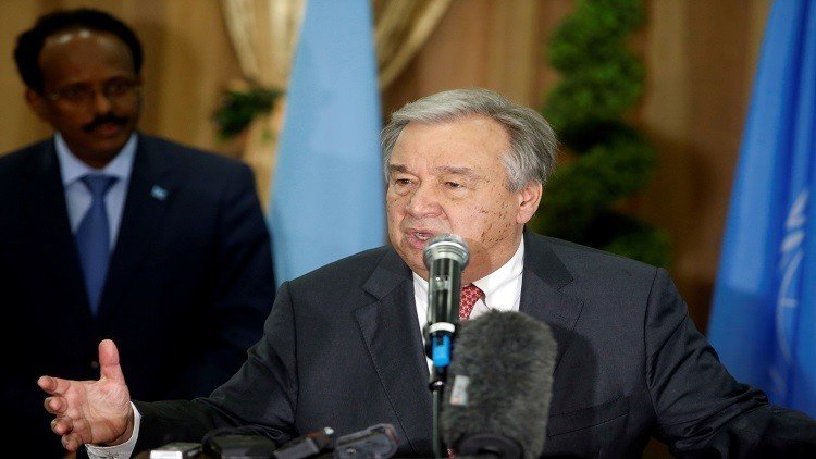 غوتيريش في مقديشو لبحث خطر المجاعة