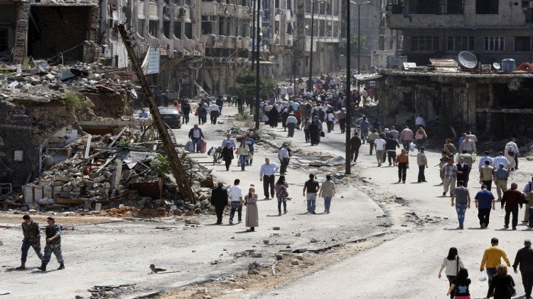 استهداف منزل محافظ حمص بقذائف صاروخية 