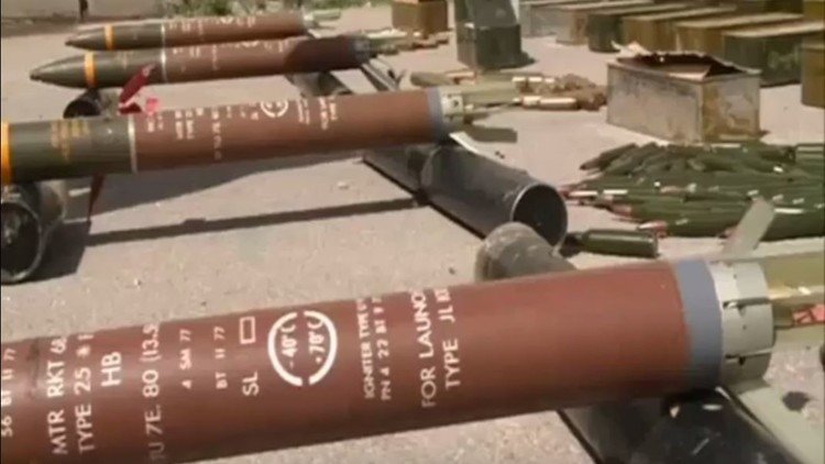 بالفيديو.. الجيش السوري يكتشف كمية كبيرة من الصواريخ قادمة لمسلحي دمشق